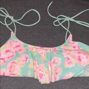 PINK bathing suit top